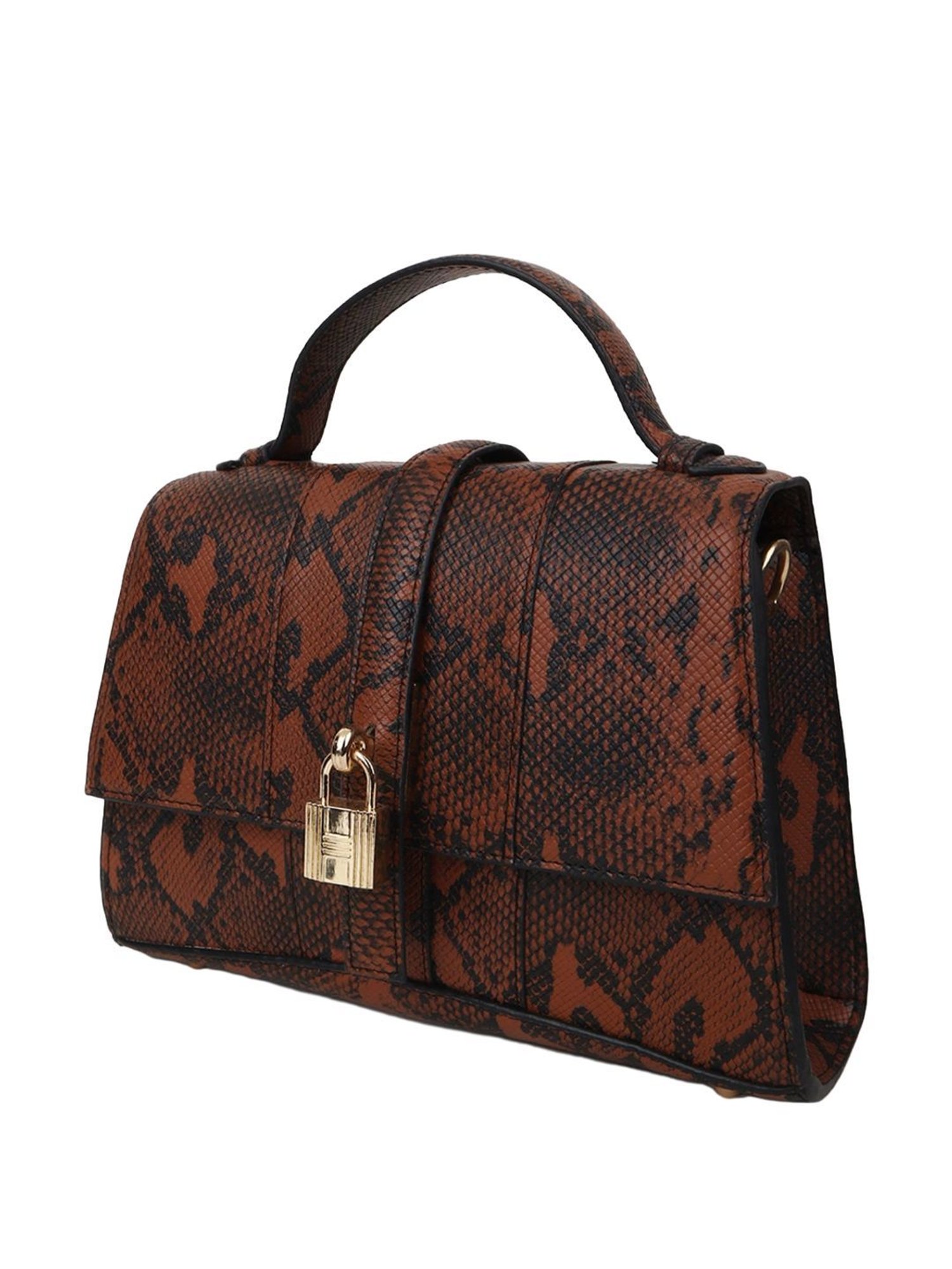 Carlton London Tan Animal Effect Medium Handbag