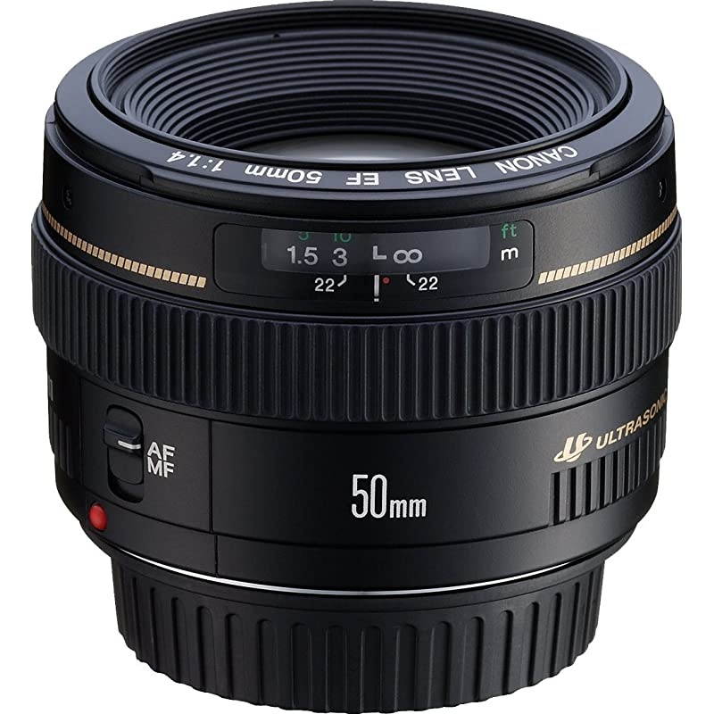 EF 50mm f/1.4 USM Standard & Medium Telephoto Lens with UV Protection Lens Filter - 58 mm
