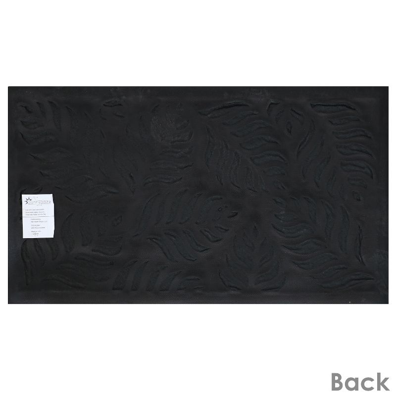 1'6"x2'6" Rectangle Outdoor Pressed or Molded Floral Accent Rug Blue - Sunnydaze Decor