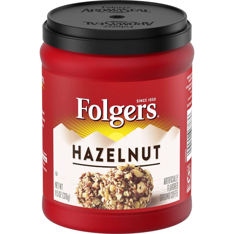 Folgers Flavors Hazelnut Mountain Grown Medium Roast Ground Coffee - 11.5oz