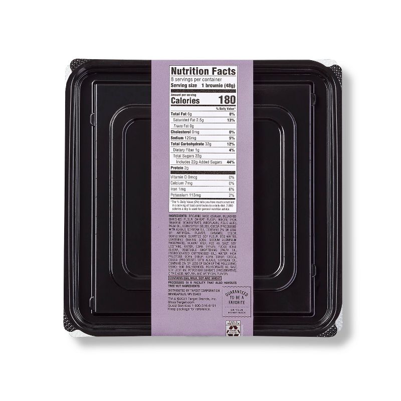 Fudge Iced Brownies - 13oz/8ct - Favorite Day™