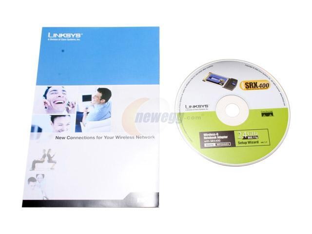 LINKSYS WPC54GX4 Wireless-G Notebook Adapter with SRX400