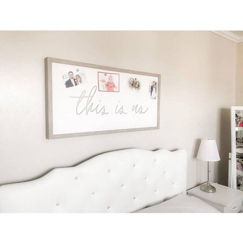 38" x 19" This Is Us Magnet Board Wall Art - Petal Lane