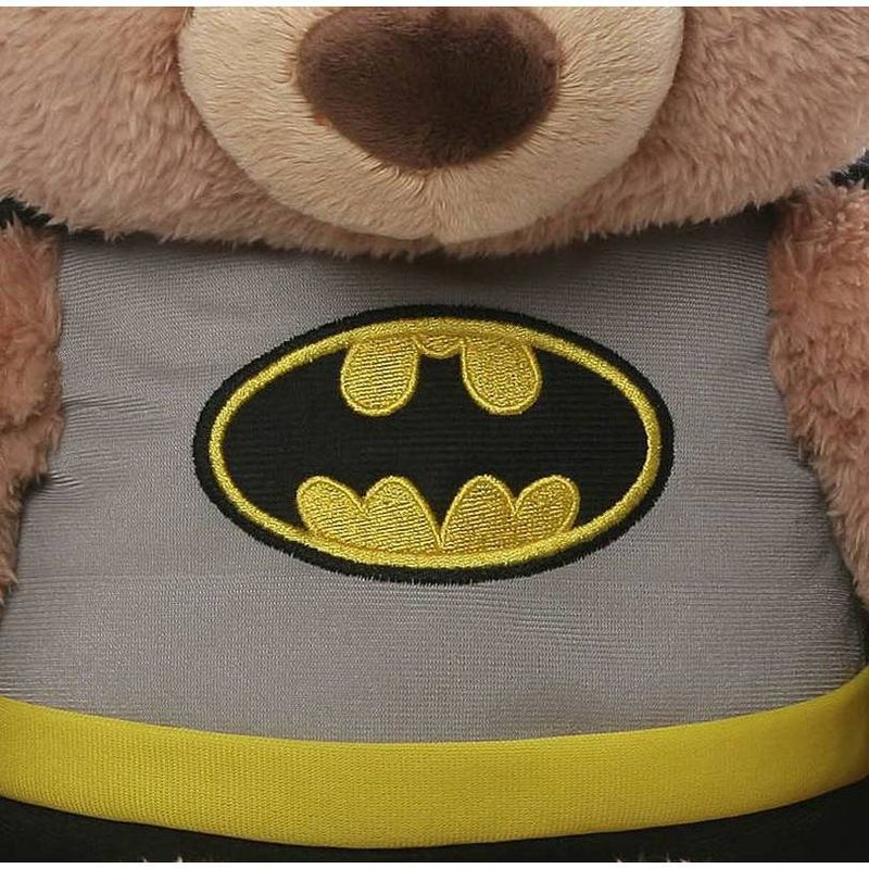 G by GUND DC Comics Batman Stuffed Animal Plush Beige Teddy Bear 15"