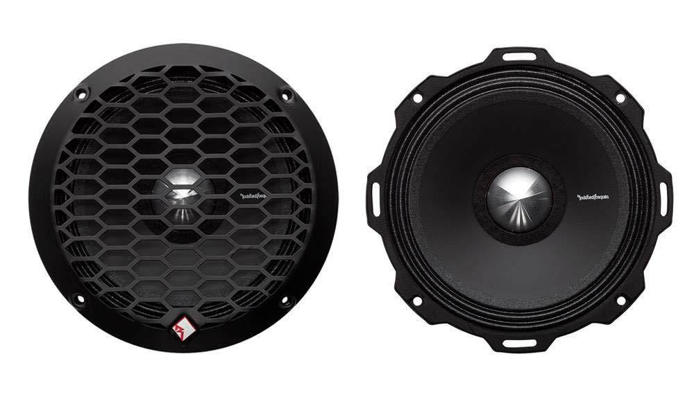2) Rockford Fosgate PPS4-6 6.5" 400 Watt 4-Ohm Midrange Car Loudspeakers Speaker
