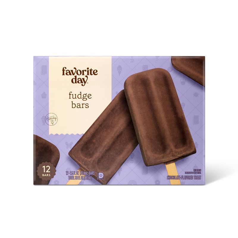 Fat Free Fudge Bars - 30oz/12ct - Favorite Day™