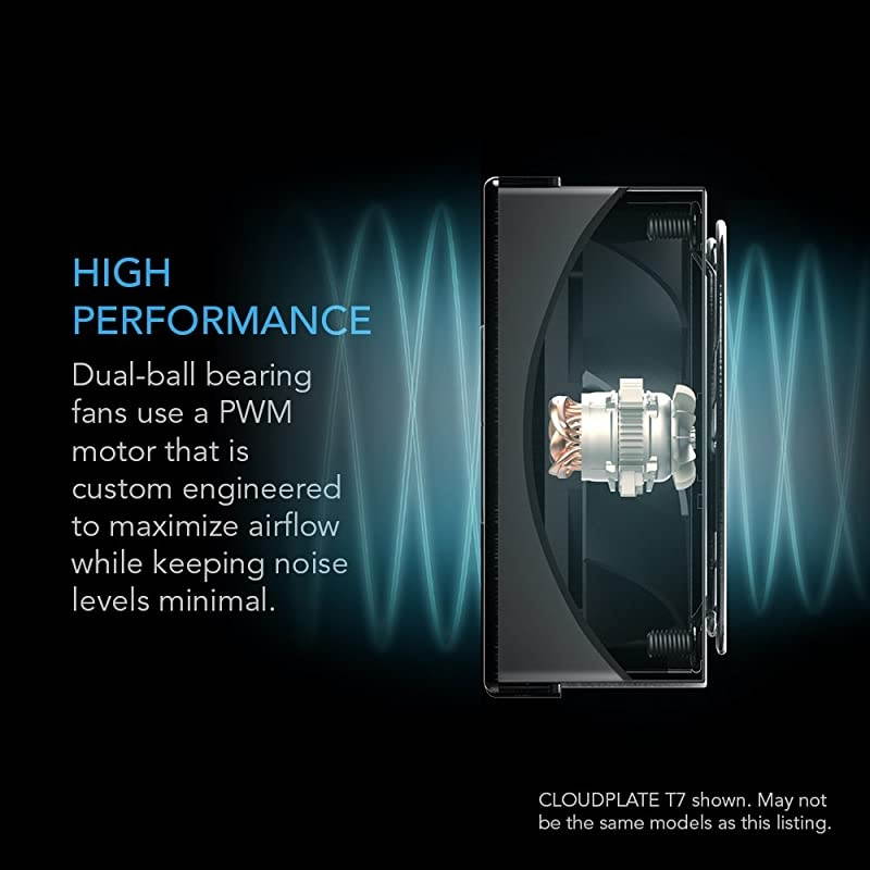 CLOUDPLATE T7, Rack Mount Fan Panel 2U, Exhaust Airflow, for cooling AV, Home Theater, Network 19&rdquo; Racks