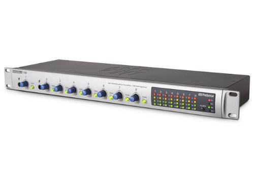 PreSonus DigiMax D8 Eight-Channel Preamp with 48 kHz ADAT Output. With Audio Technica ATH-M40X.