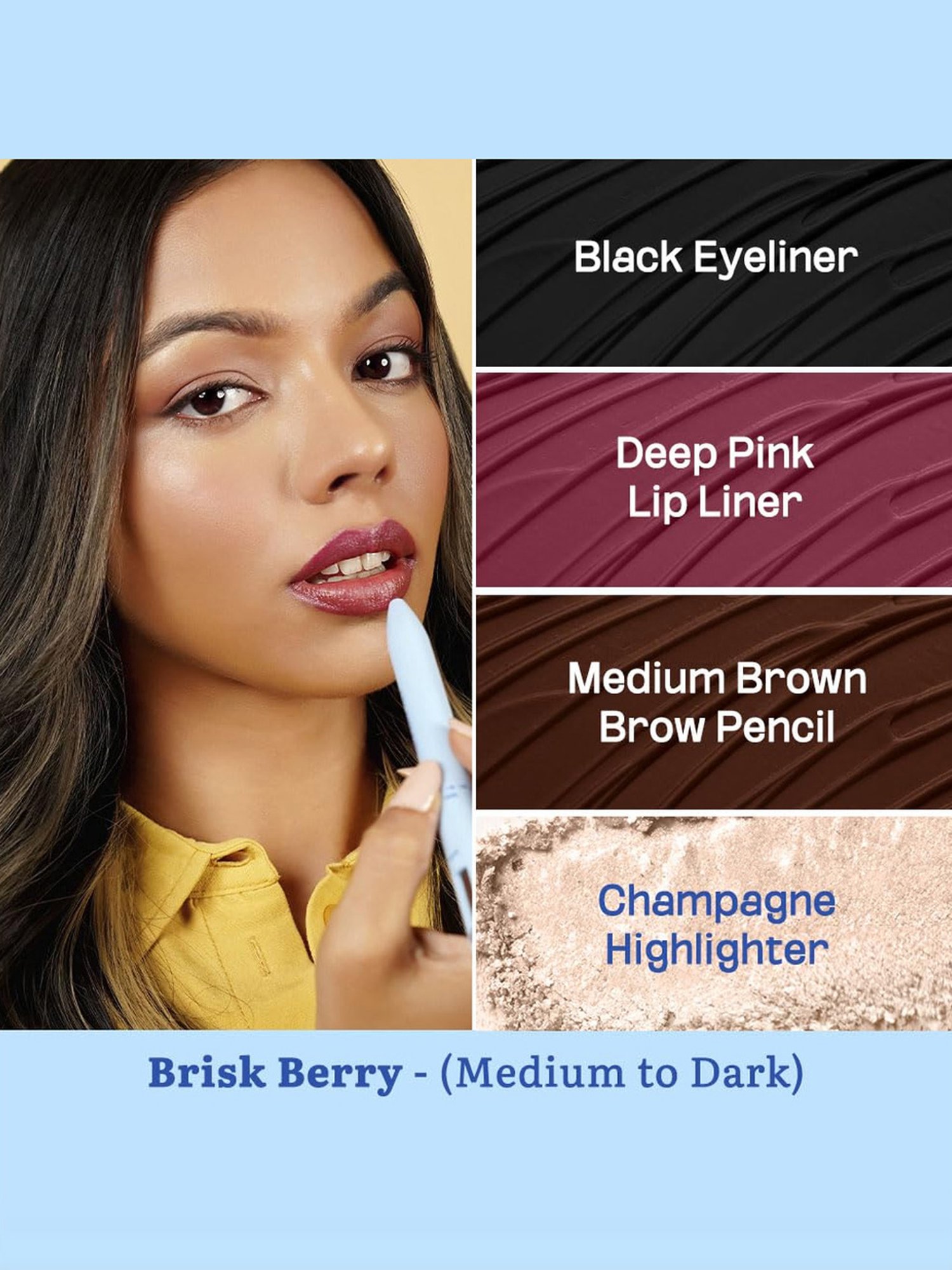 Tint Cosmetics 4 in 1 Makeup Pen Brisk Berry - 8 gm