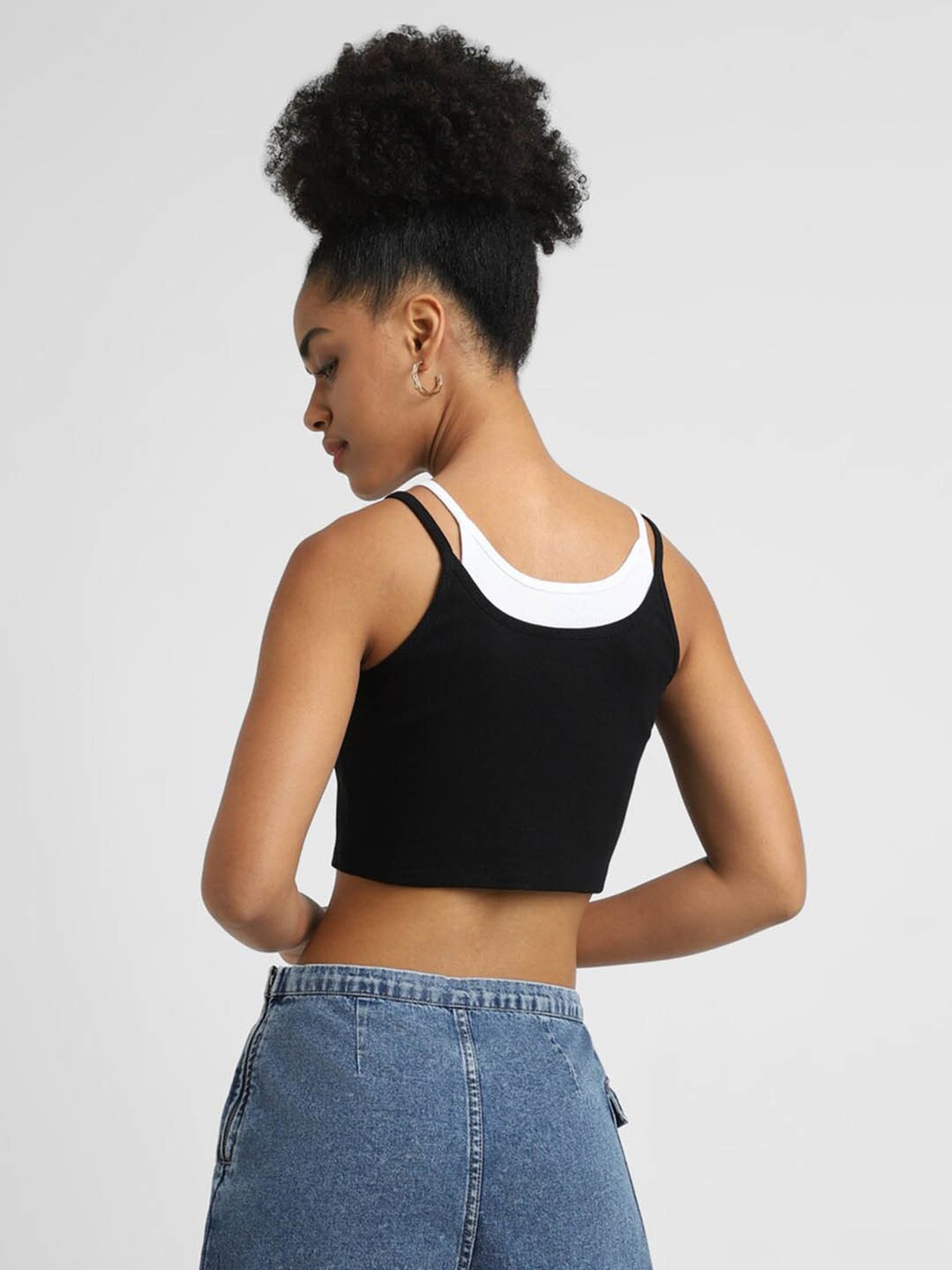 Forever 21 Black Crop Top
