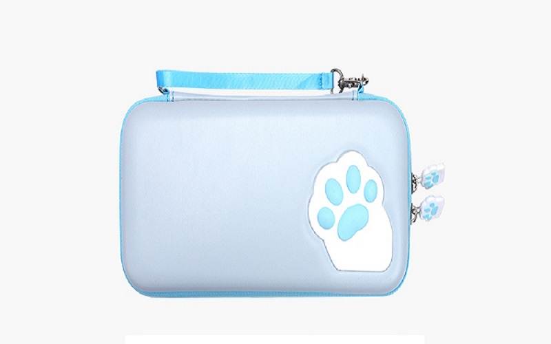 Cute Paw Cute Pouch for Nintendo Switch Bag Travel Carrying Case for Nintendo Switch Lite Games Hard Portable Storage Bag