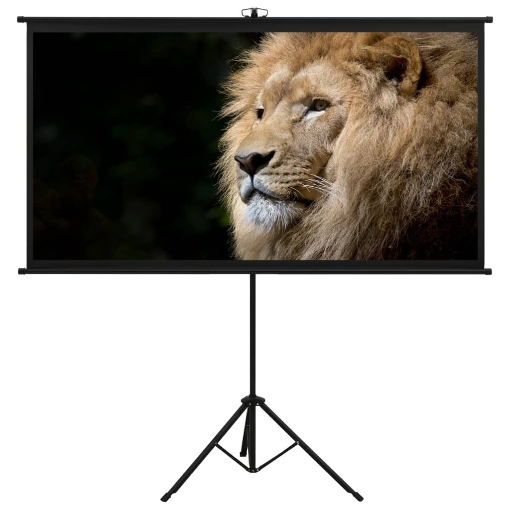 vidaXL Projection Screen with Tripod 120" 16:9 Theater Screen Presentation