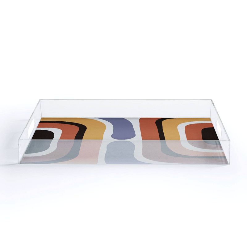 17" x 14" Acrylic Alisa Galitsyna Reverse Shapes Tray - society6