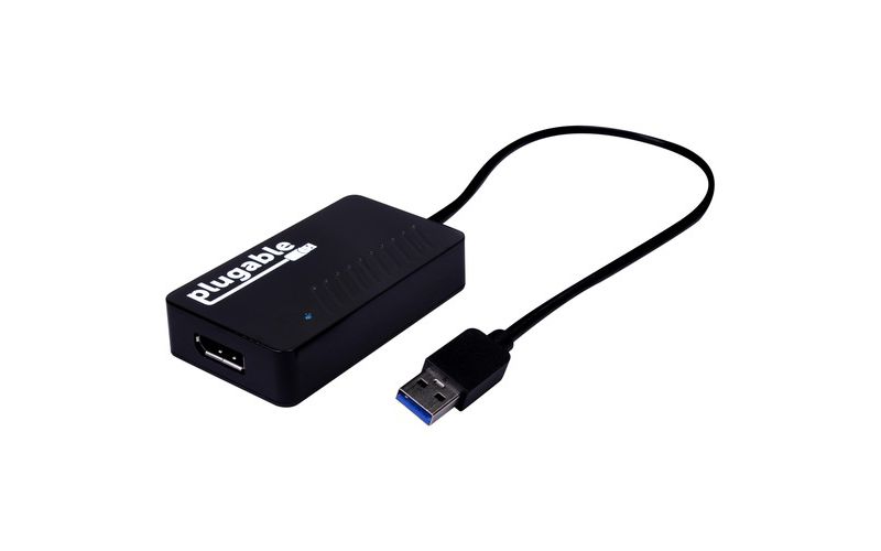 Plugable UHD (Ultra-High-Definition) Supports Windows 10, 8.1, 8, 7 - 1 x DisplayPort, DisplayPort