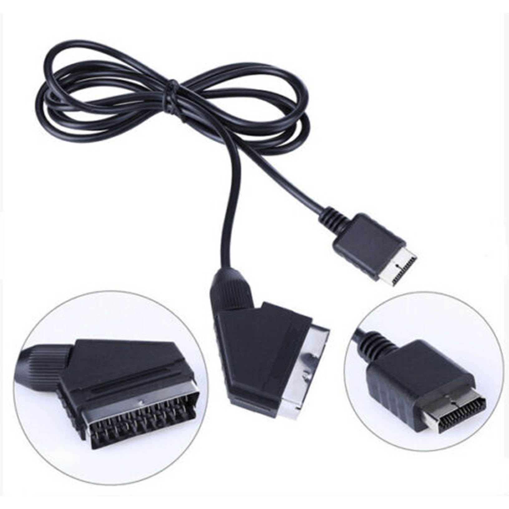 1.8m X-BOX Scart RGB Cable Adapter 24P AV HD TV Original Line Lead Copper Wire