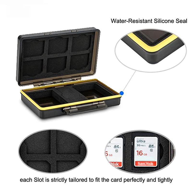 Camera Battery Case Organizer Holder Fits for Canon LPE6 LPE8 LPE12 LPE17 NB13L Nikon ENEL15 ENEL14 Fujifilm NPW126 NPW126S NP95 Sony NPFZ100 NPFW50 NPBX1 Olympus BLS5 BLN1