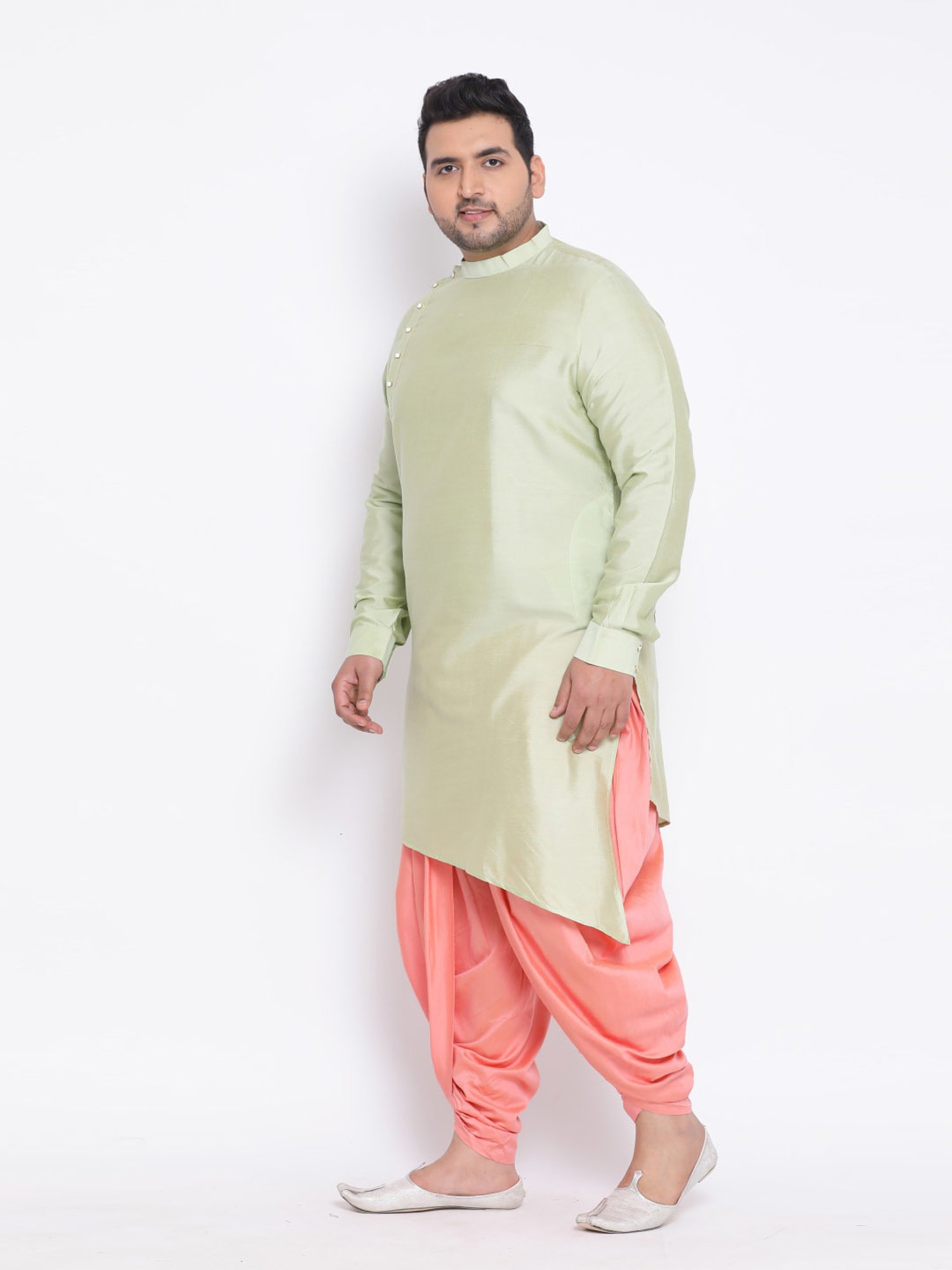 KISAH PLUS Sea Green Regular Fit Kurta