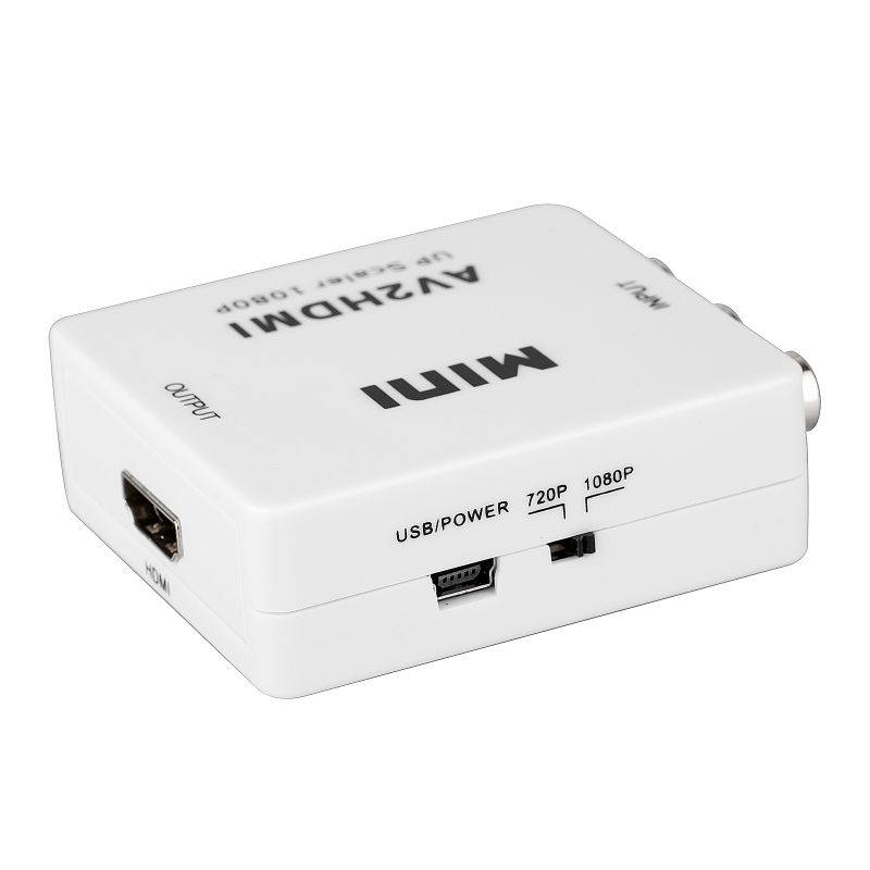 RCA to HDMI Converter AV Composite Video Audio Adapter 1080P