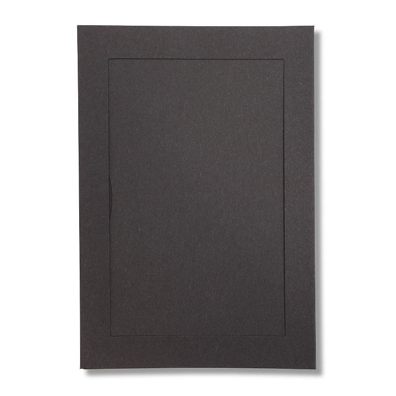 Sustainable Greetings 36-Pack Black Photo Insert Cards Frames with Envelopes (4 x 6 in)