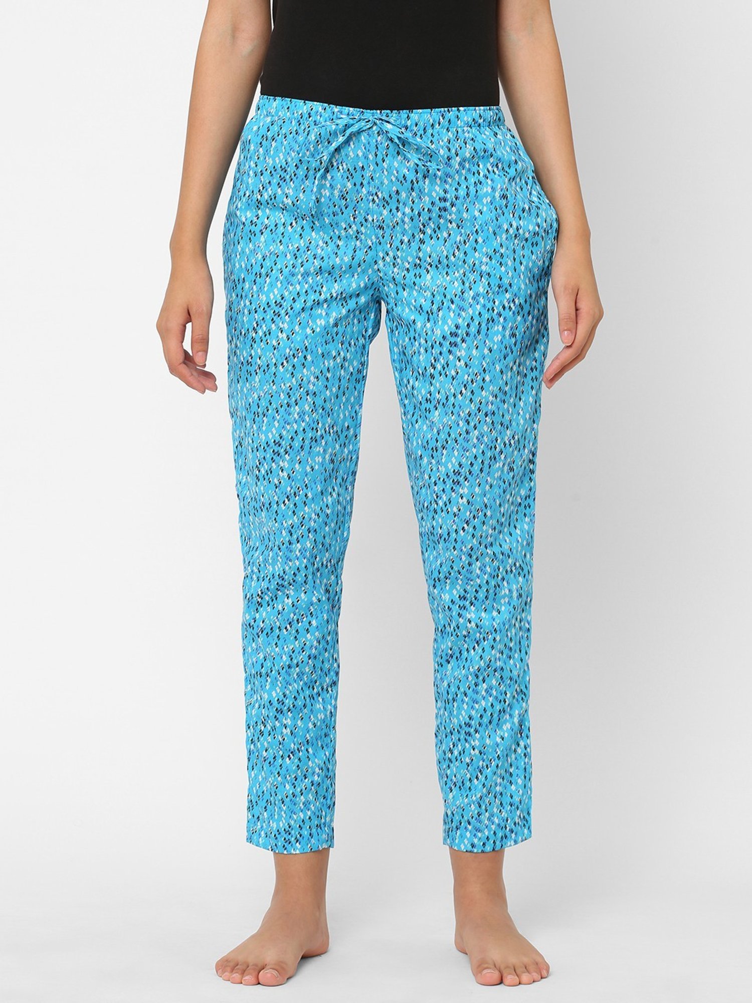 Urban Scottish Blue Printed Lounge Pants