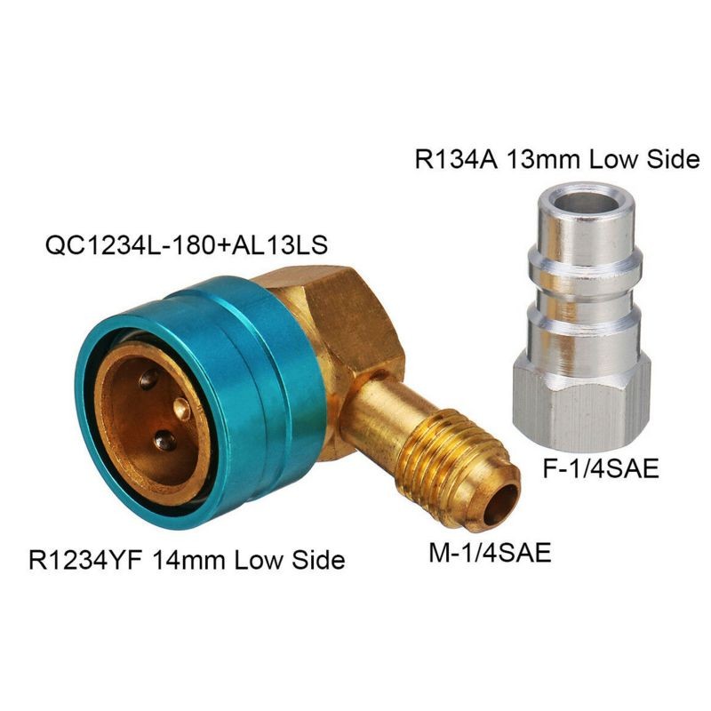 Fr Car R1234YF Low Side Coupler to R134A Adapter Quick Fitting Coupler Connector