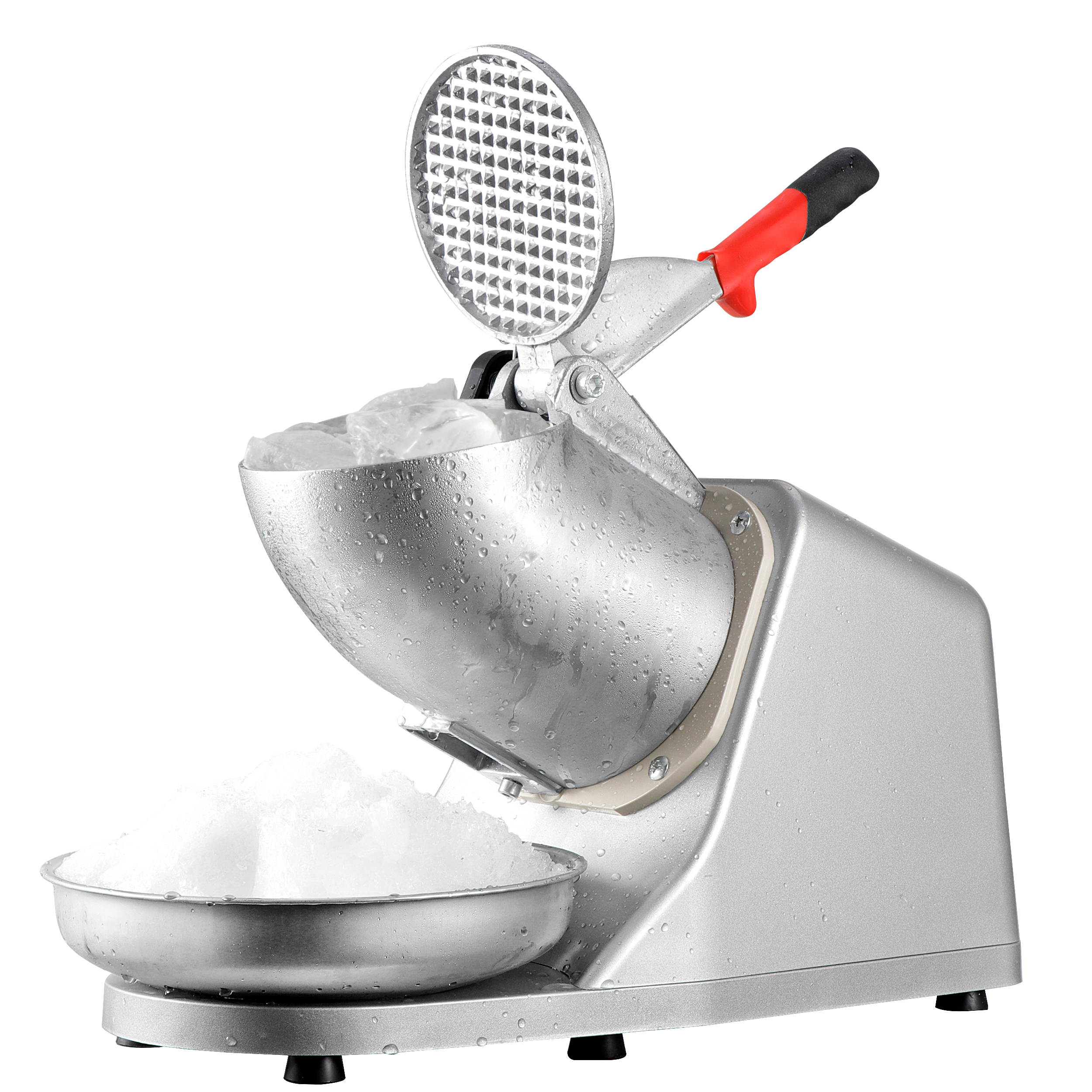 ZENY Ice Shaver Machine Snow Cone Maker Shaved Ice 145 lbs Electric Crusher Shaving - Silver
