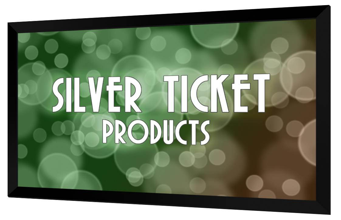 STR-169100-G Silver Ticket 100" Diagonal 16:9 HDTV (6 Piece Fixed Frame) Projector Screen Grey Material