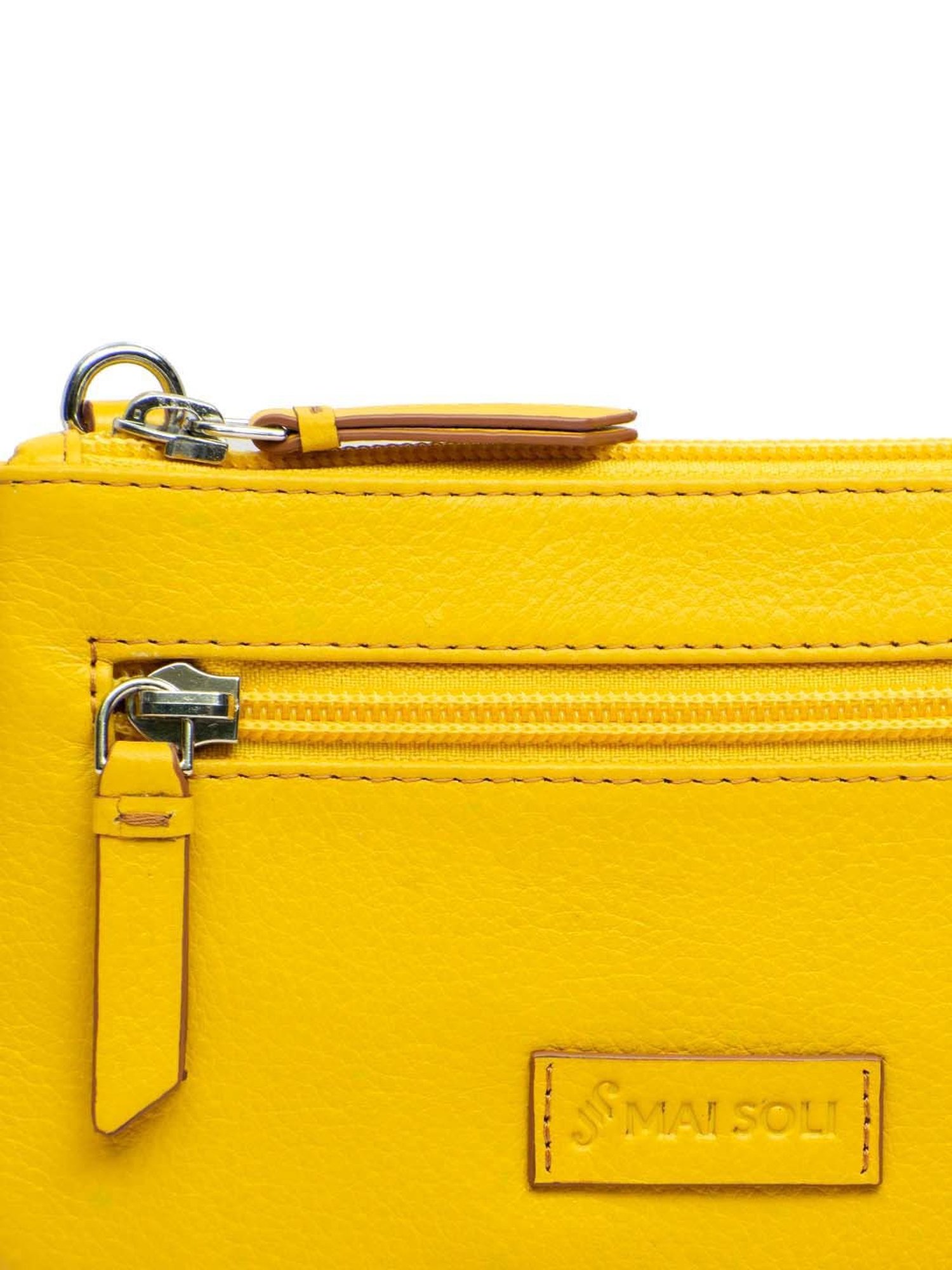 Mai Soli Virginia Small Slim Wristlet Pouch - Yellow
