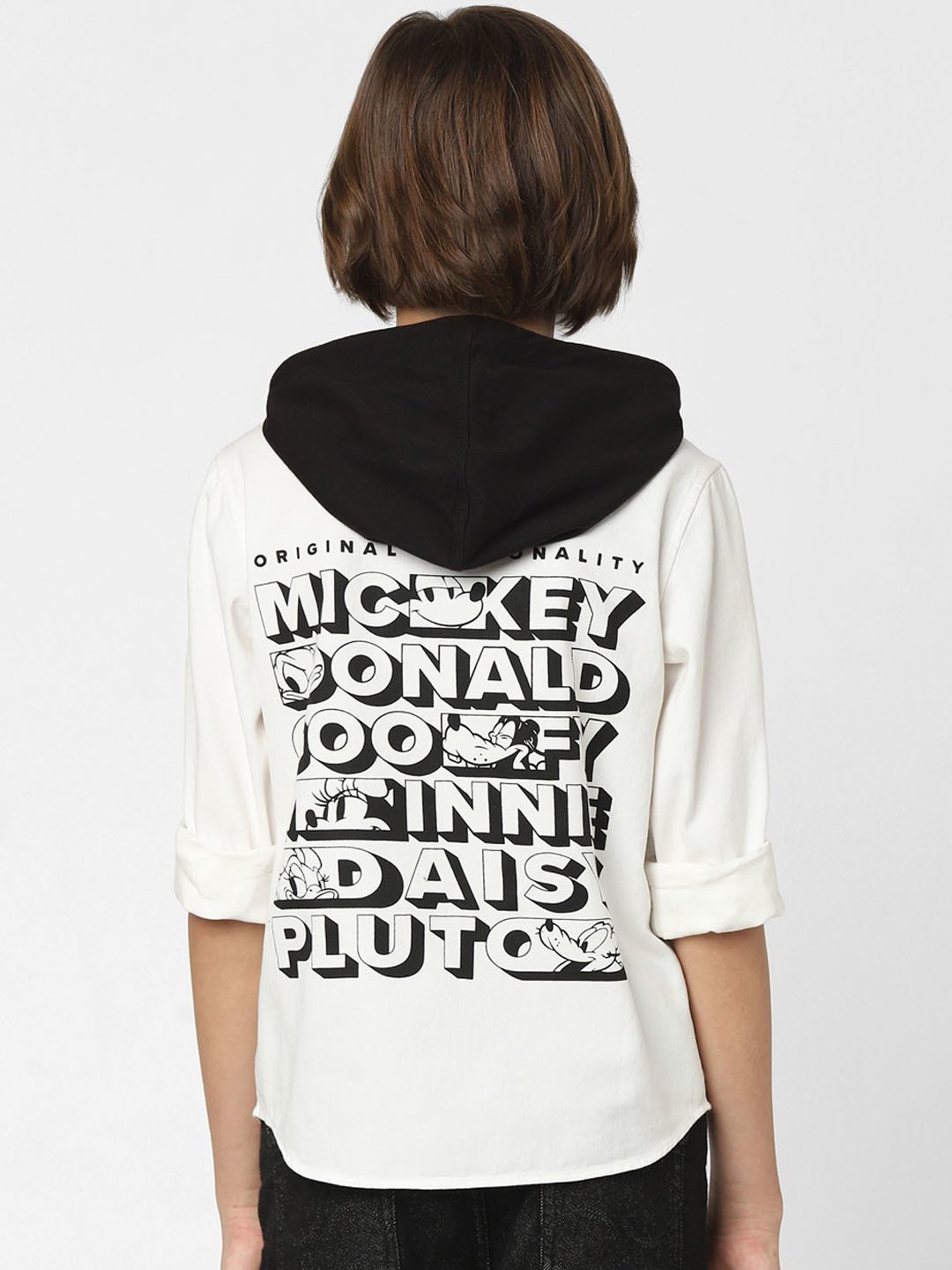 Jack & Jones Junior White Solid Full Sleeves Shirt