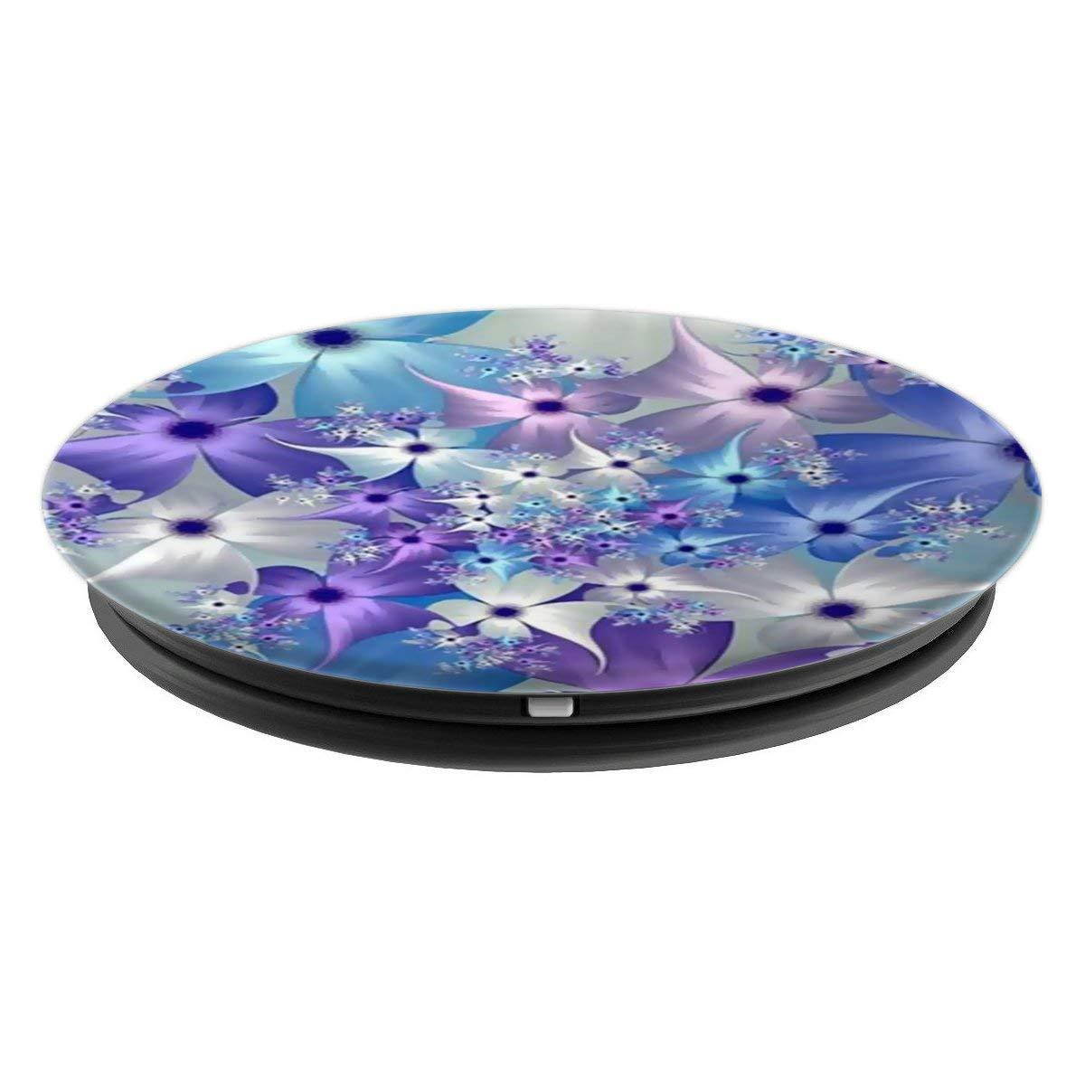 Fractal Flower Art PopSockets Grip and Stand for Phones and Tablets