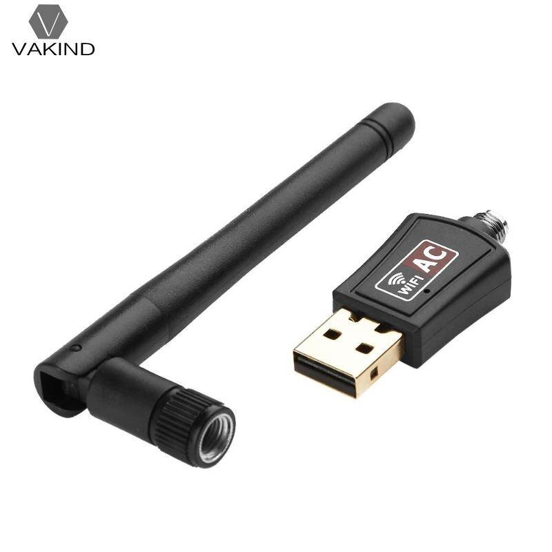 1 pcs Dual Band 600Mbps Wireless WiFi 5Ghz 2.4Ghz Dongle LAN Adapter Network Card