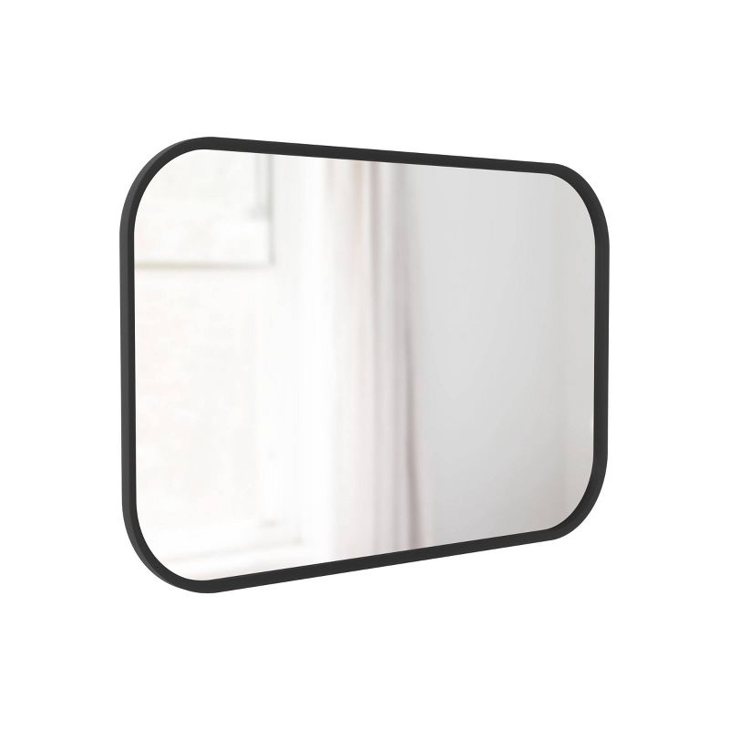 24"x 36" Hub Rectangular Wall Mirror Black - Umbra