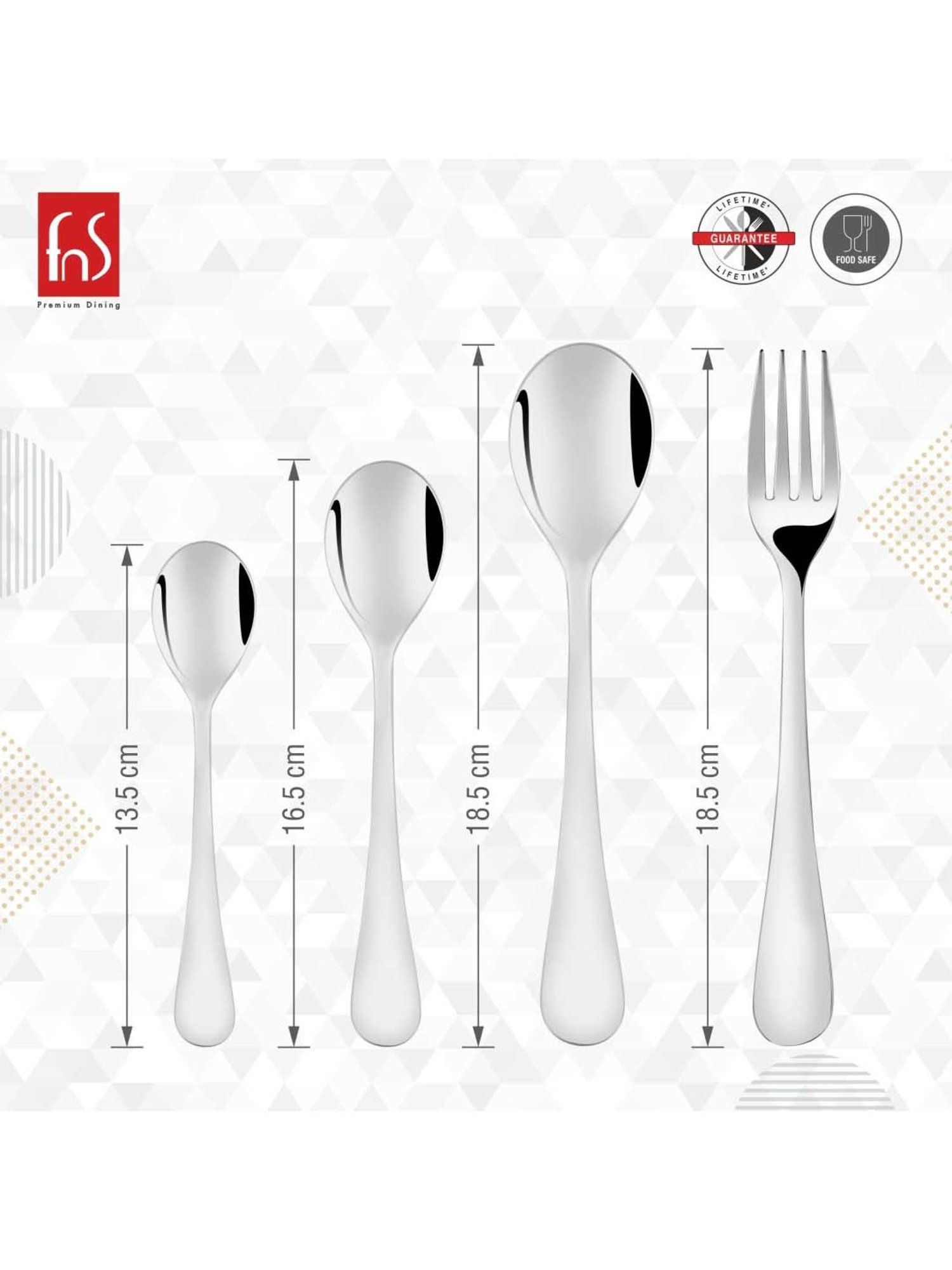 Home4U Iona Multi Wood Cutlery (2 Pcs)