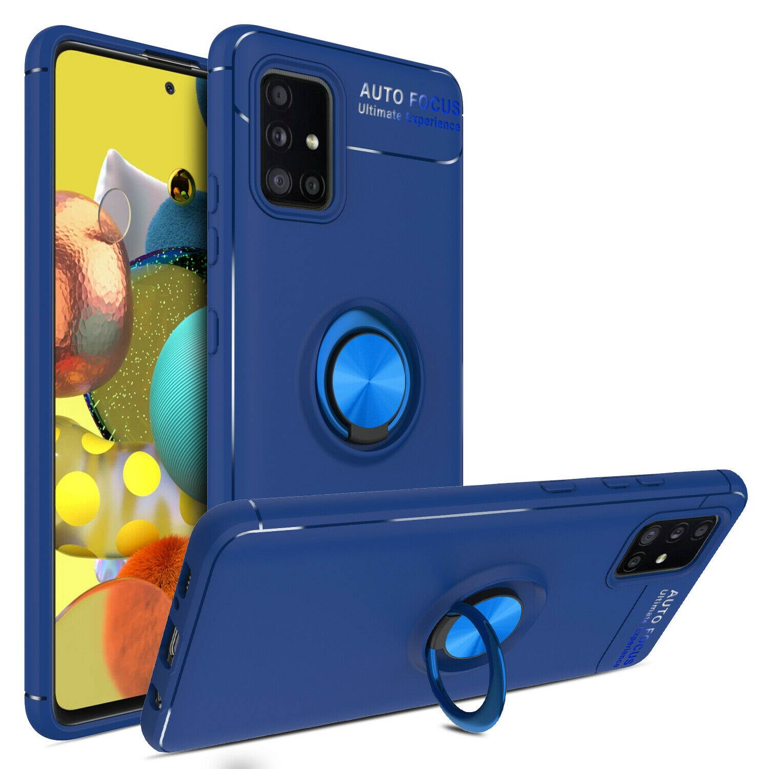 For  Galaxy S20 FE 5GFan Edition Case Ring Stand Cover/Screen Protector