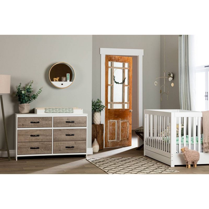Rowan Valley Arden Grey Changing Table Topper for Dressers