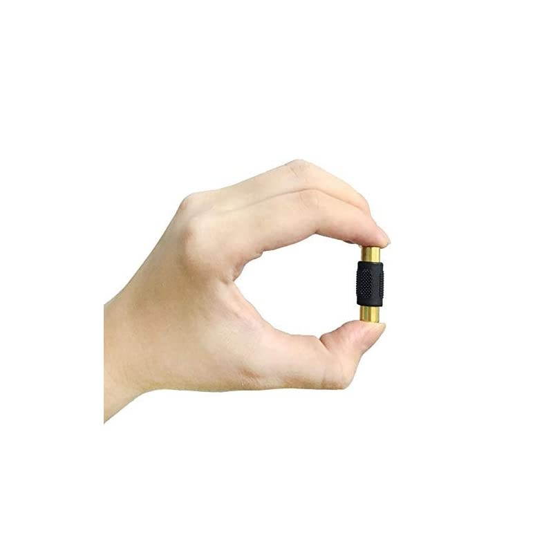 20 Pack Audio Video Gold RCA Female to Female Coupler Adapter