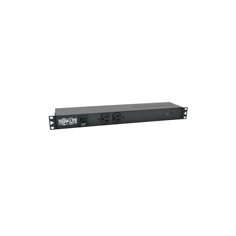 Metered PDU, 20A, Isobar Surge Suppression 3840 Joules, (12 5-20R, 2 5-15R), 120V, L5-20P/5-20P, 1U Rack-Mount Power (PDUMH20-ISO)
