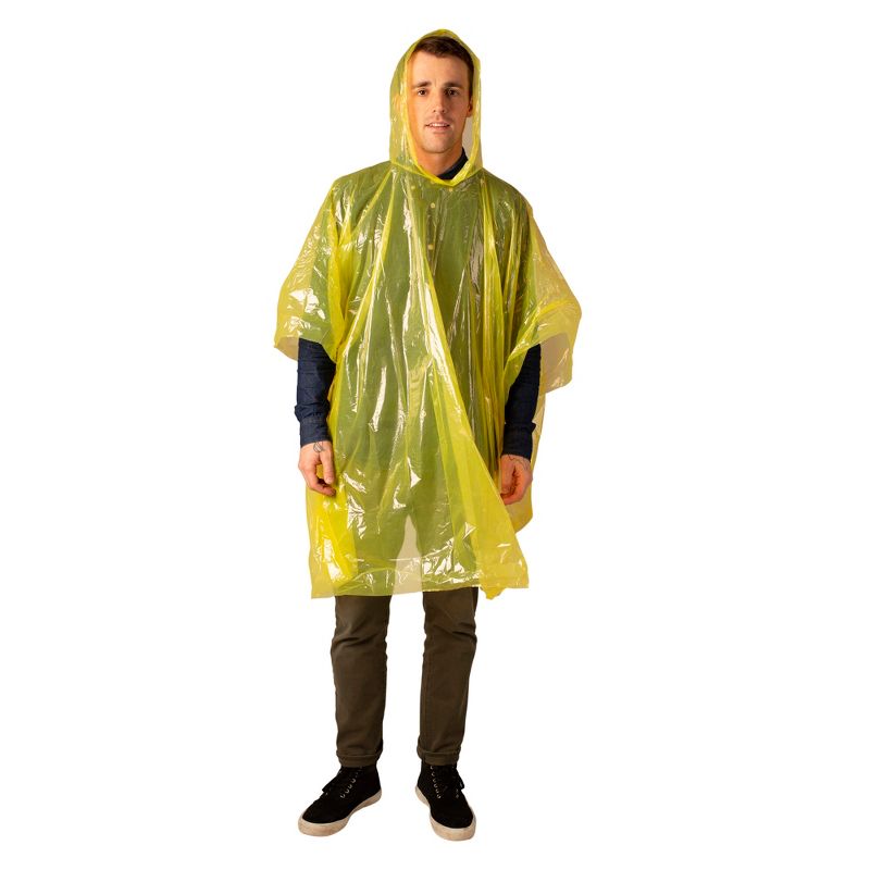 Stansport Emergency Hooded Poncho - 6 Pack