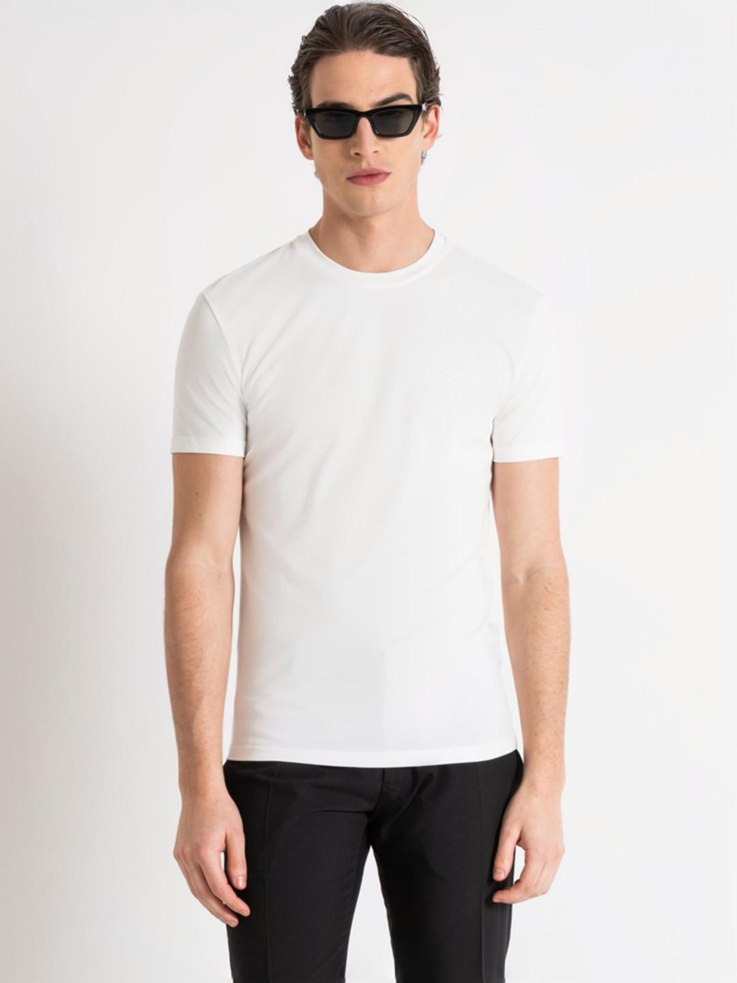 Antony Morato White Slim Fit T-Shirt