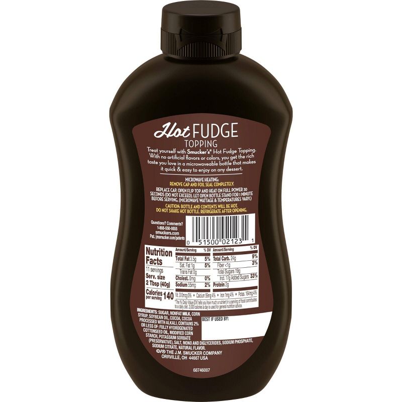 Smuckers Hot Fudge Topping - 15.5oz