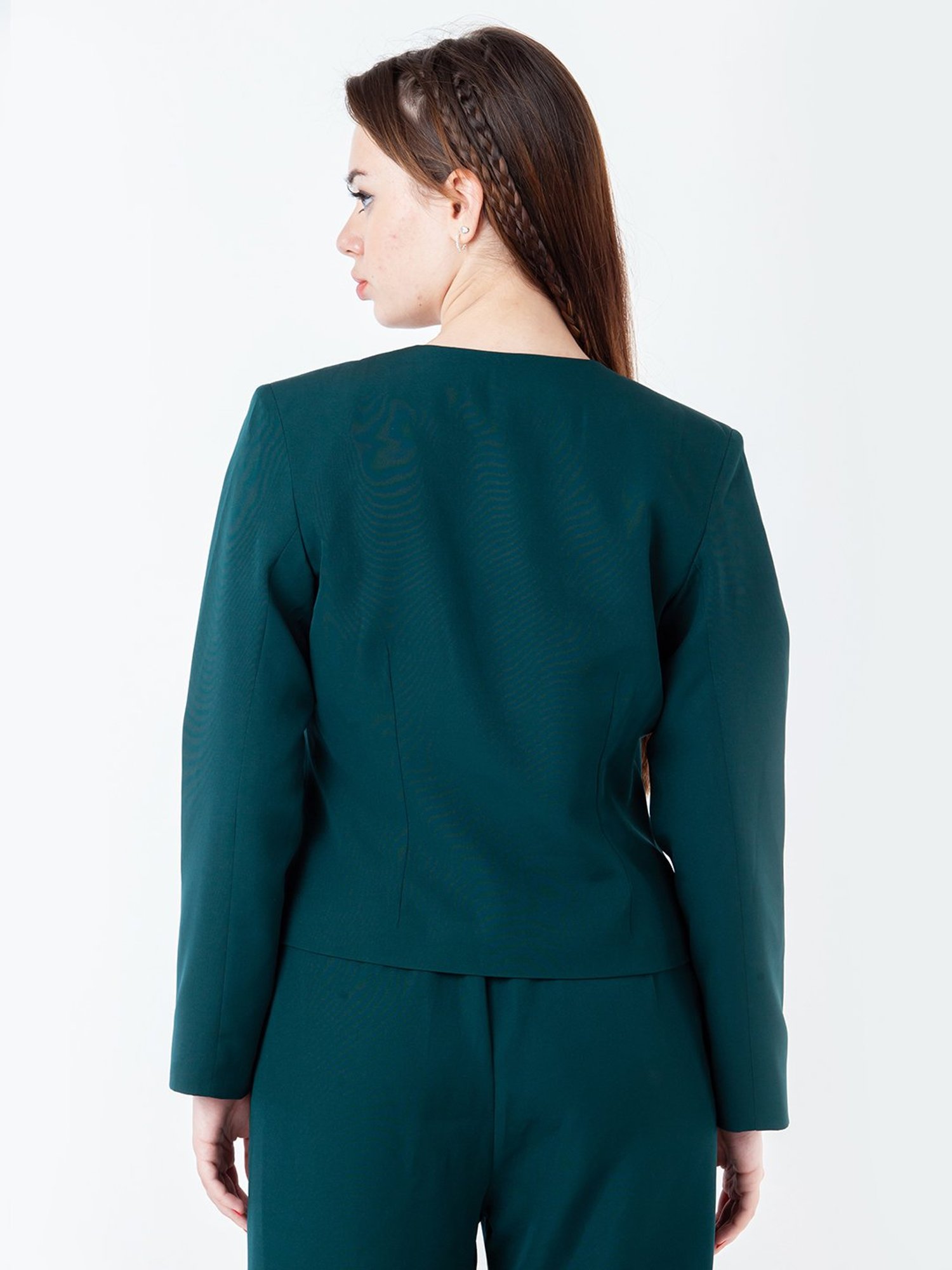 Zink London Teal Regular Fit Blazer