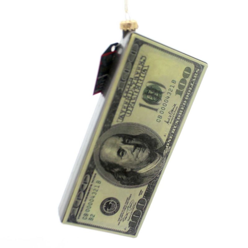 Holiday Ornament 7.0" $100 Bill Hundred Big Money Dollar  -  Tree Ornaments