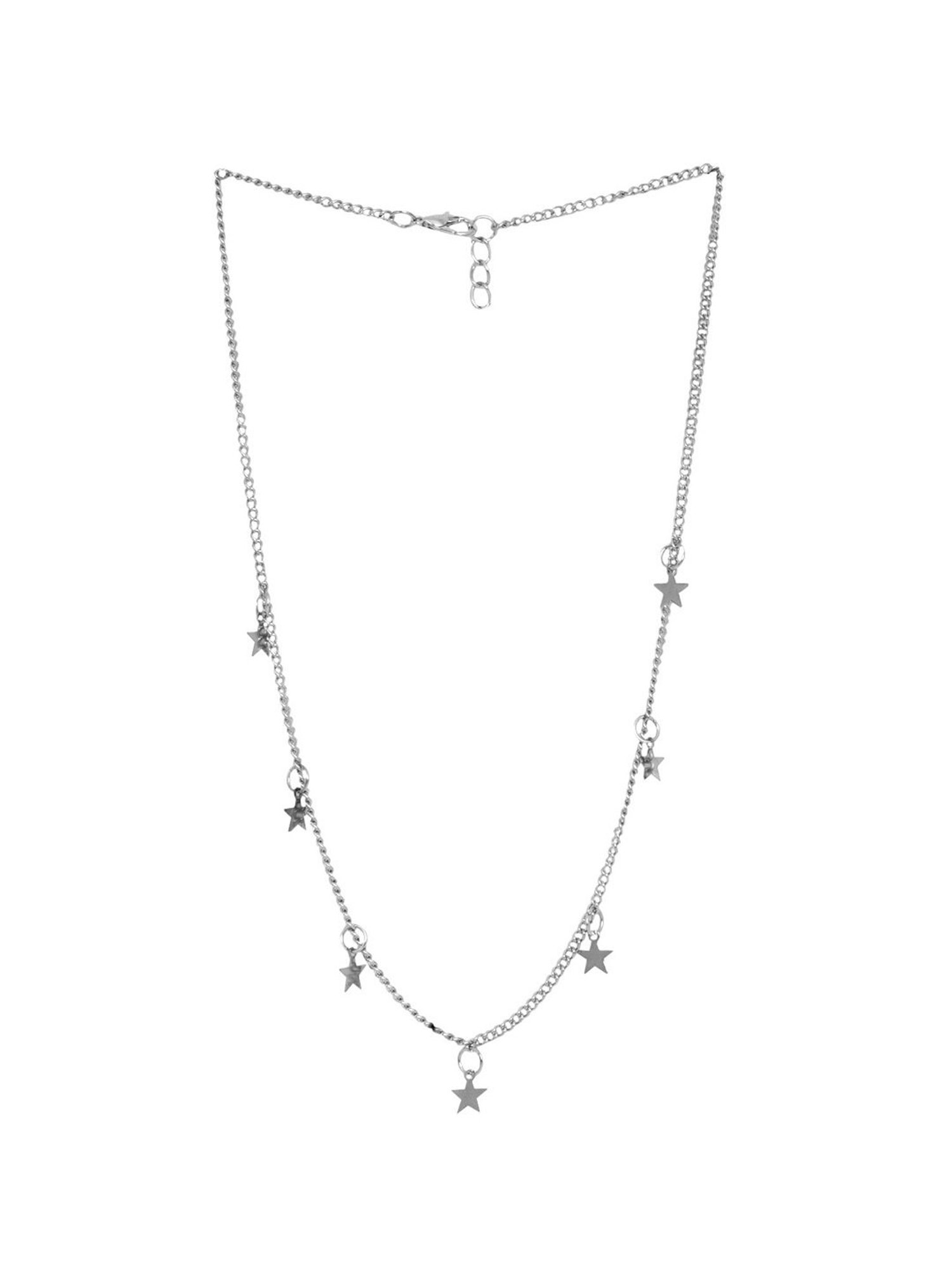 Joker & Witch Confetti Silver Choker Necklaces