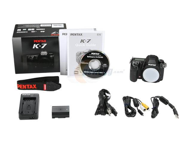 PENTAX K-7 Black Digital SLR Camera - Body Only