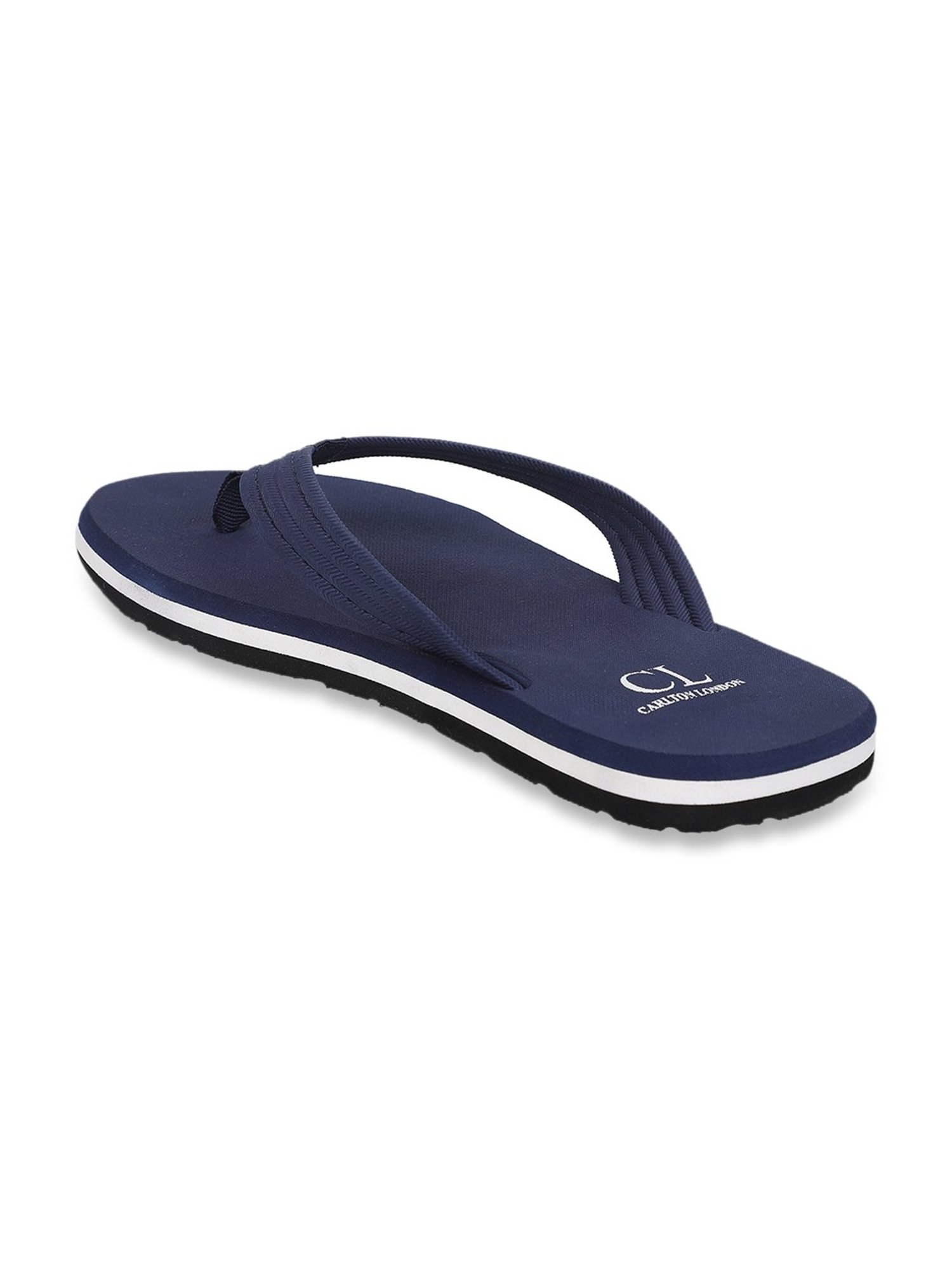 Carlton London Men's Navy Flip Flops