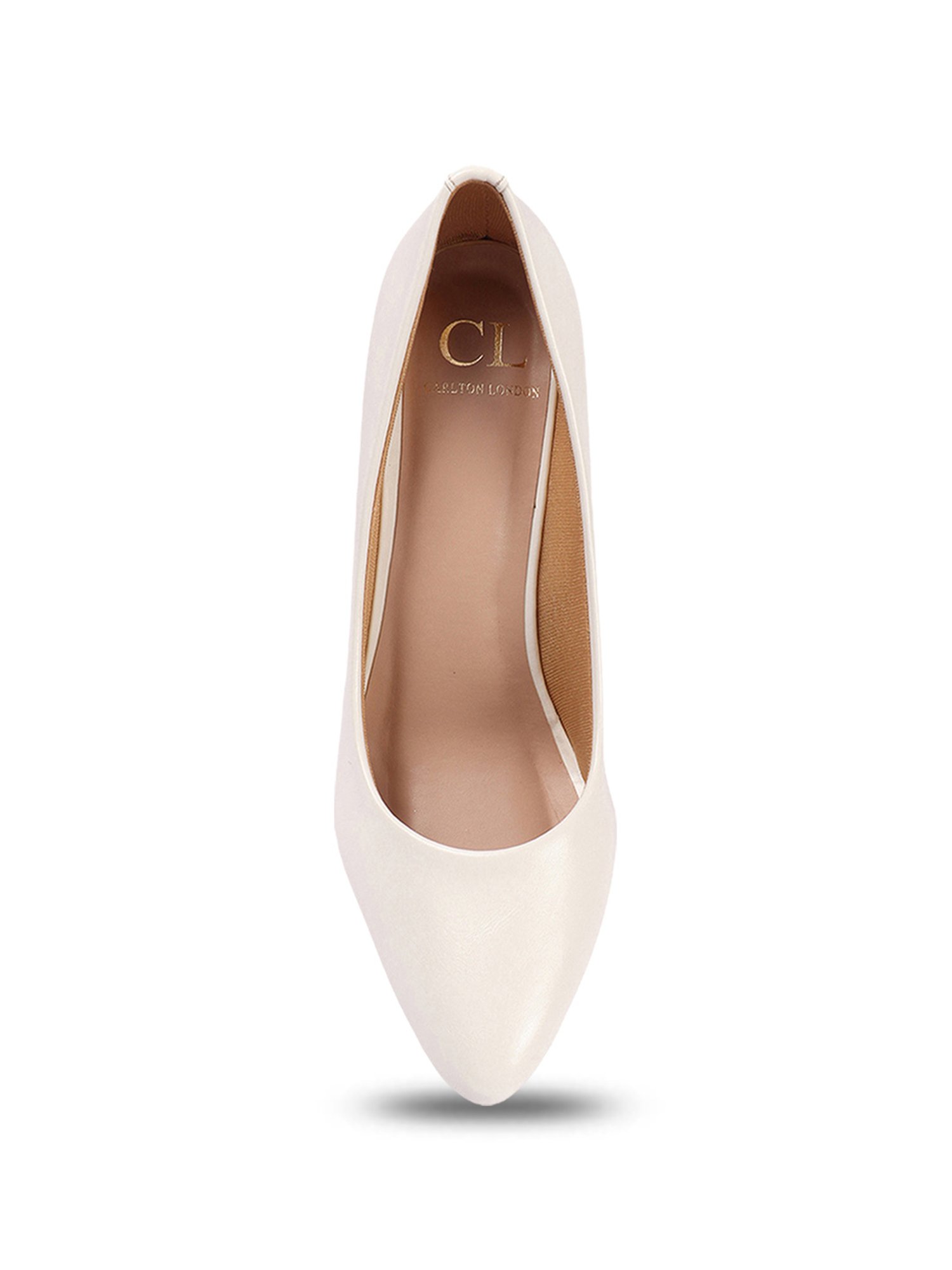 Carlton London Women's White Casual Pumps