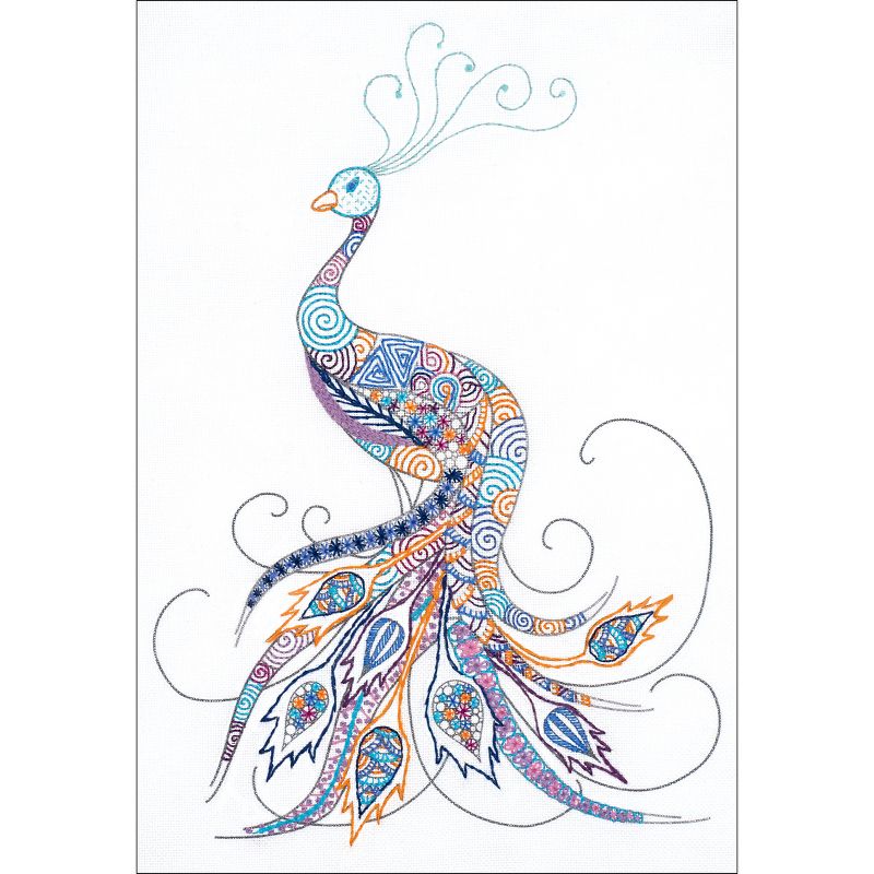RIOLIS Embroidery Kit 8.25"X11.75"-Bird Of Luck (28 Count)