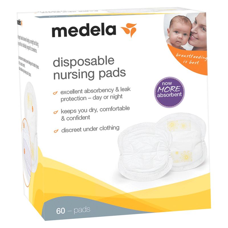Medela Super Absorbent Disposable Nursing Pads - 60ct