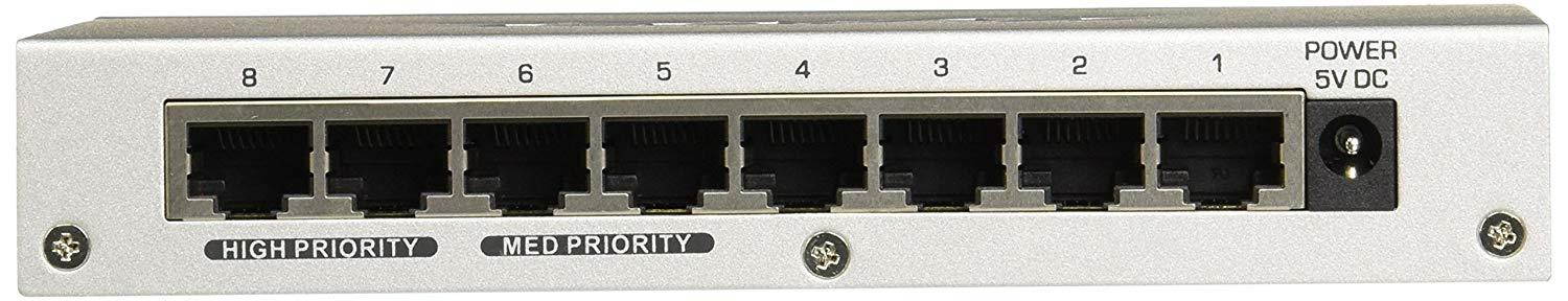 ZyXEL GS108BV3 v3/GS-108B v3 5/8-Port Desktop Gigabit Ethernet Switch