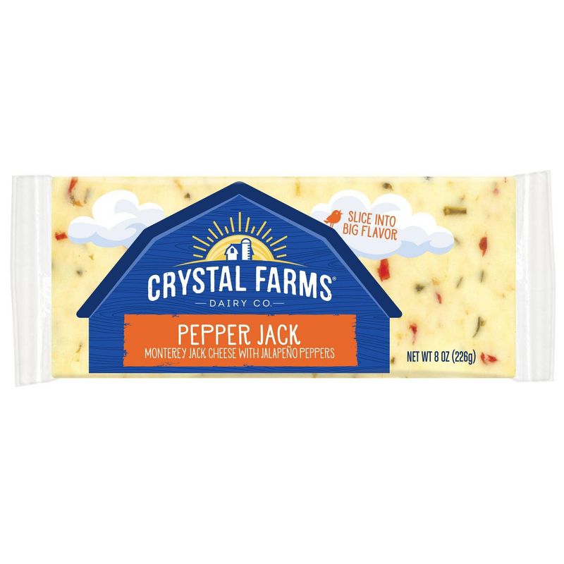 Crystal Farms Pepper Jack Cheese - 8oz